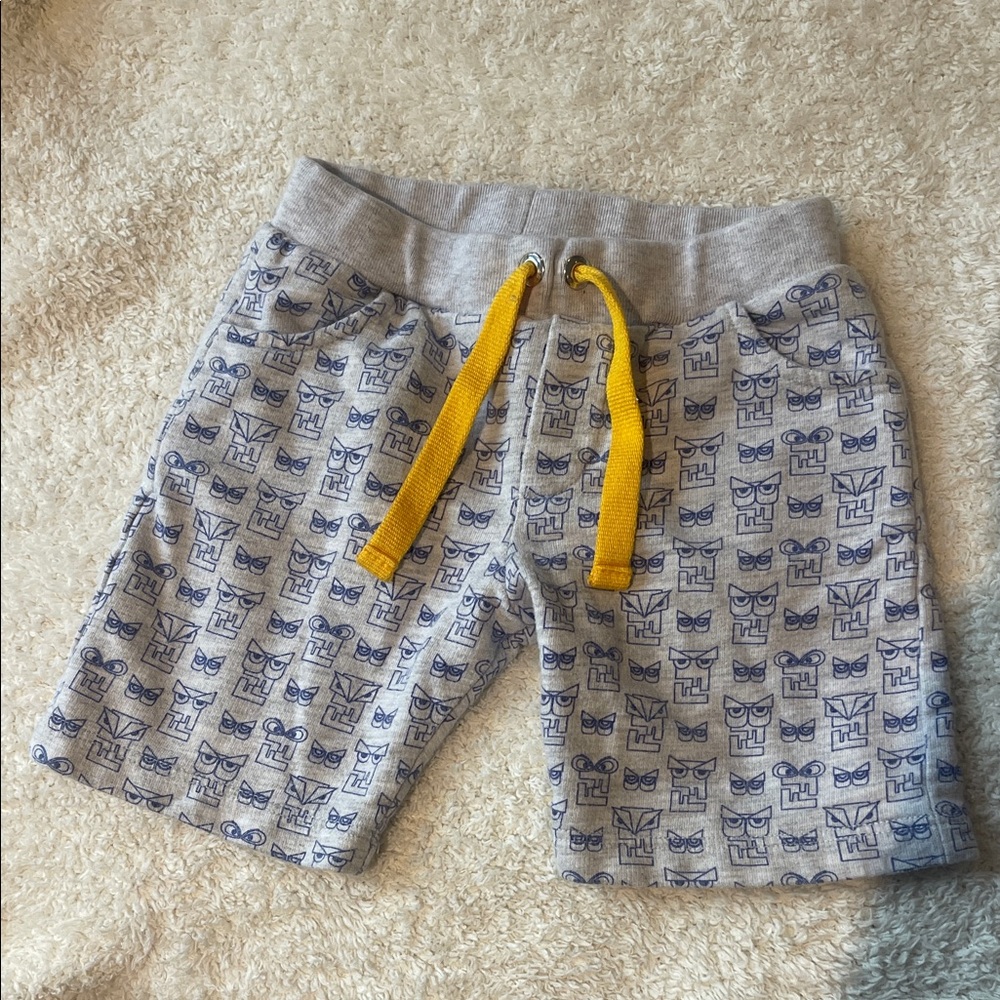 Fendi boys shorts size 12 months
